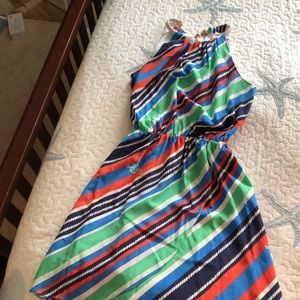 Lilly Pulitzer Kennett Stripe Halter Dress